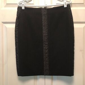 Anna Molinari Wool Pencil Skirt